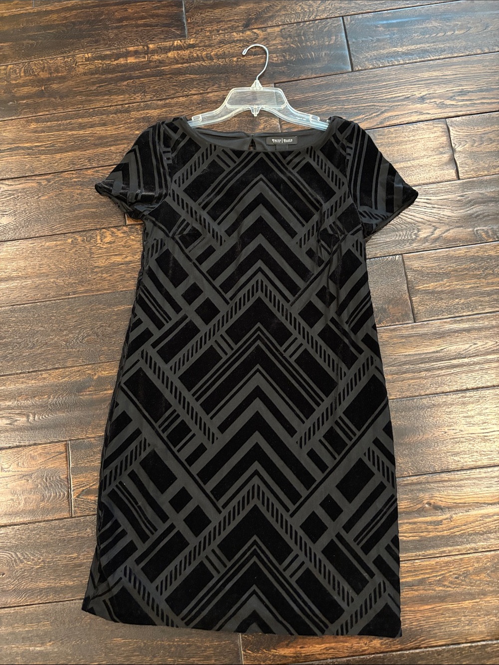 White House Black Market velvet dress XS